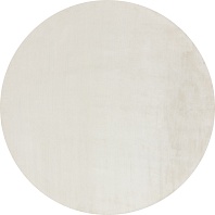 Индийский ковер из шёлка и хлопка «BLANC DE BLANCS» 300KN-IVORY(Round) 1