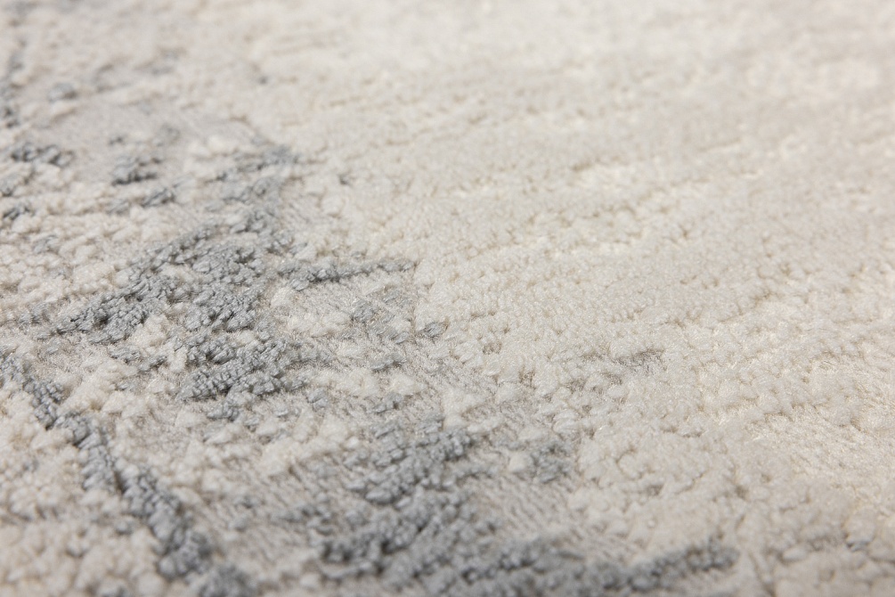 Турецкий ковер из полипропилена и полиэстера «MOON» 2629A-CREAM-L.GREY 6