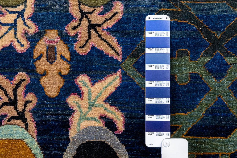 Индийский ковер из шерсти «ZIEGLER VINTAGE» AC228-BLU-MIX(257x315)