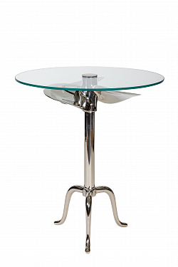 Кофейный столик "Пропеллер 1" Серебро
