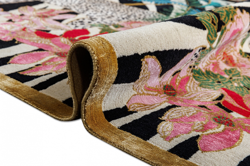 Непальский ковер из шерсти и шёлка «CHINESE ART DECO» CA-4