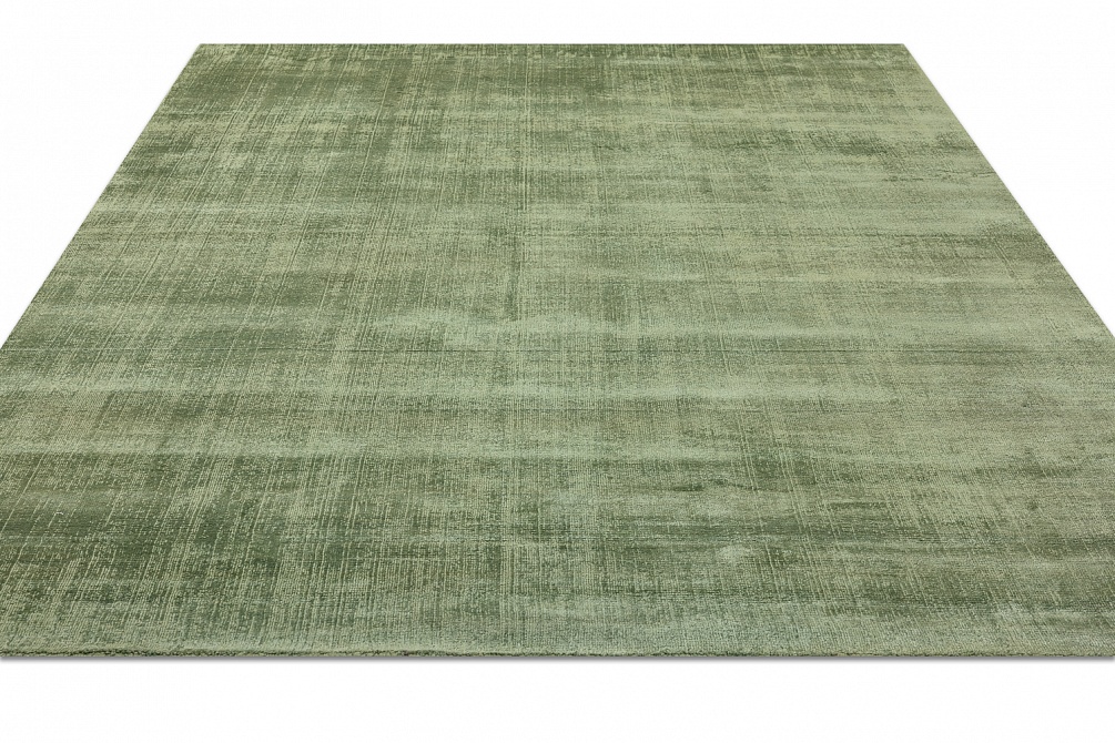 Индийский ковер из арт-шёлка и хлопка «CROSS SPEСIAL» B105-OLIVE 3