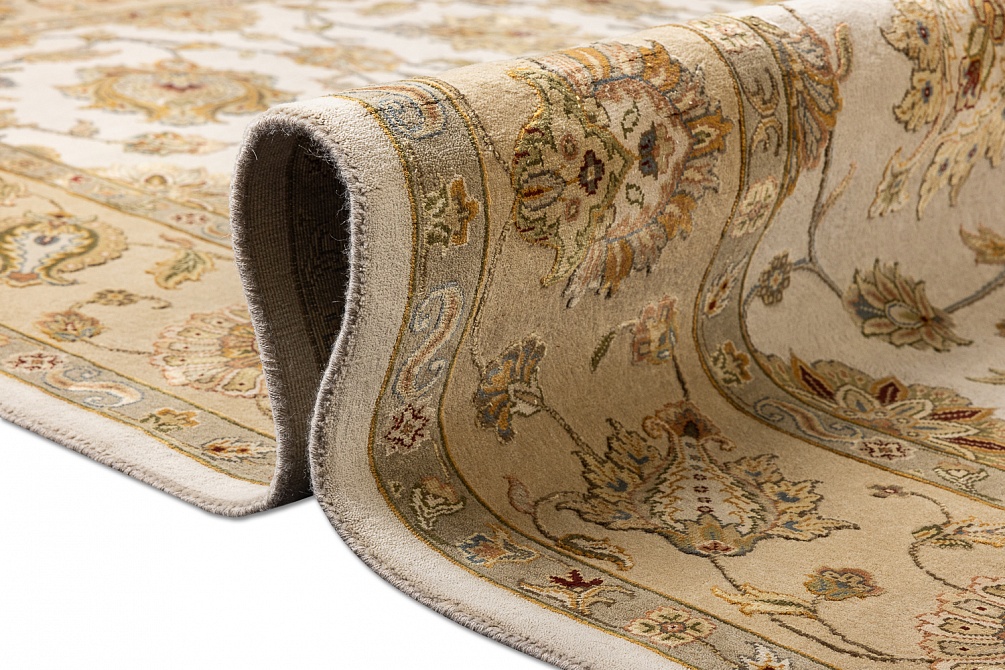 Индийский ковер из шерсти, шёлка и хлопка «AURORA 14/14» QNQ03-MIVR-LTAN 11