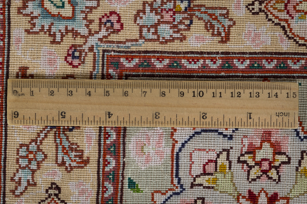 Иранский ковёр из шерсти и шёлка «TABRIZ IR» 10-389-IR