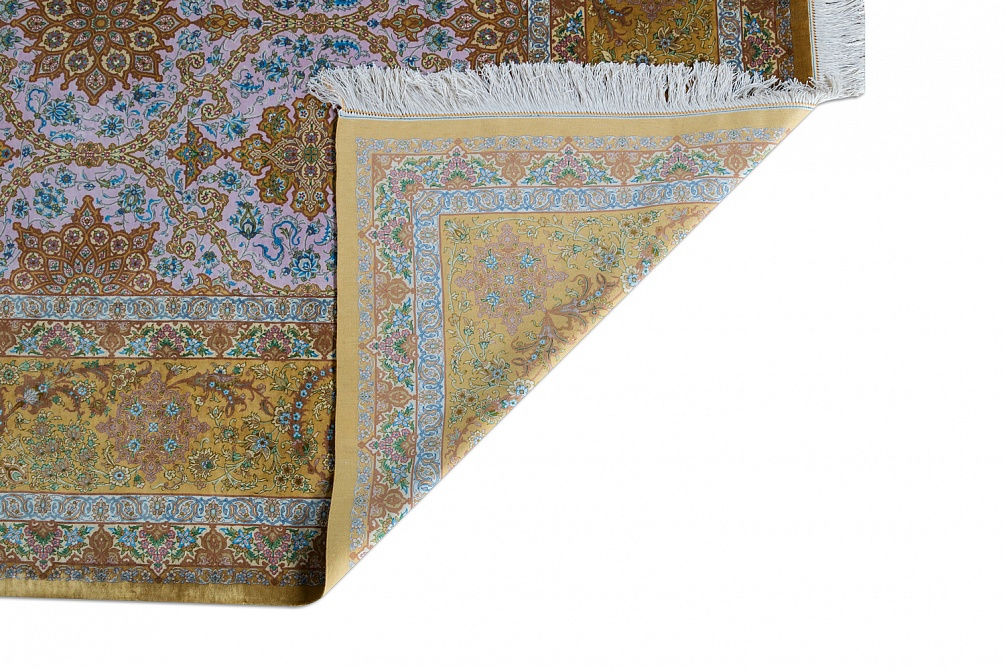 Иранский ковер из шёлка «QOM» 12-602-IR