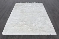 Индийский ковер из полиэстера и хлопка «SHAGGY LUXE» PSR17004-WHT 2
