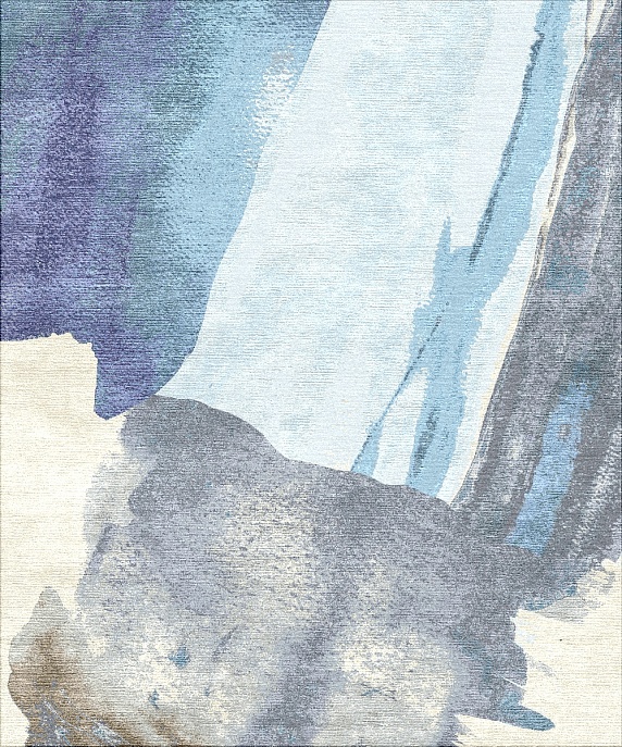Непальский ковер из арт-шёлка «ART DE VIVRE ABSTRACTION» Abstraction Cod.21