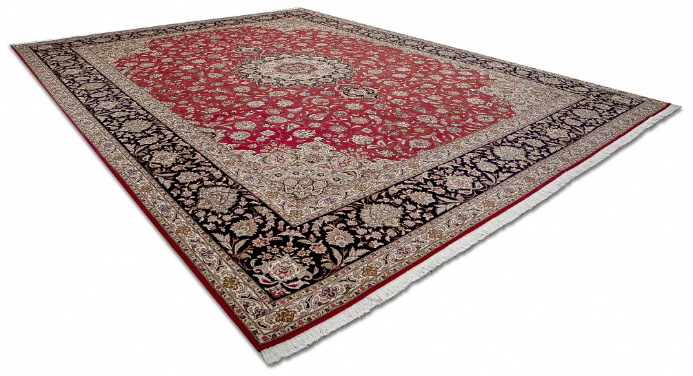 Иранский ковер из шерсти и шёлка «TABRIZ-FLORAL» 801-4487-IR 3