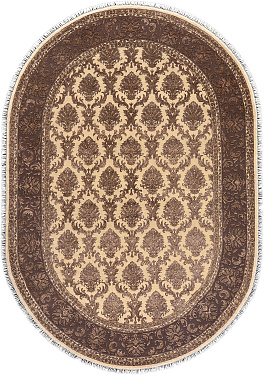 Индийский ковёр из шерсти и арт-шёлка