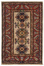 Пакистанский ковер из шерсти «KAZAK CLASSIC» IVR-RED(61X90) 1