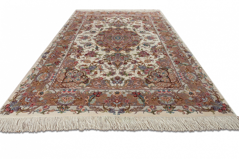 Иранский ковер из шерсти и шёлка «TABRIZ 40» 15-35A/S-KHATIBI  3