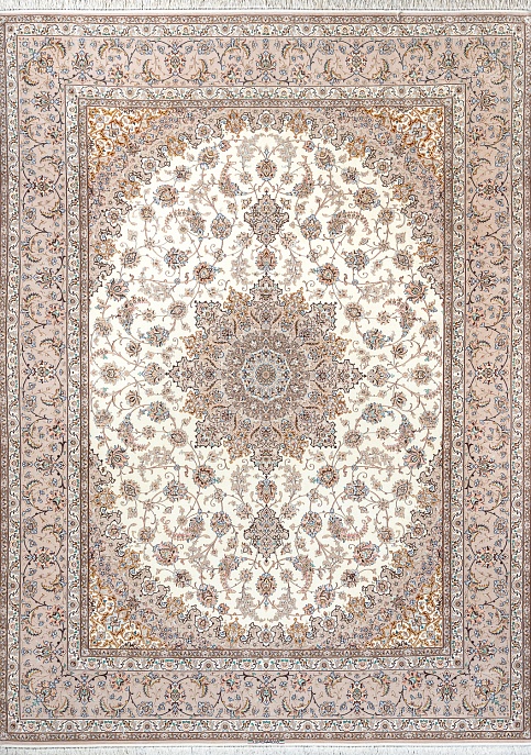 Иранский ковер из шерсти и шёлка «ISFAHAN IR» 14-307-IR MEHRABI