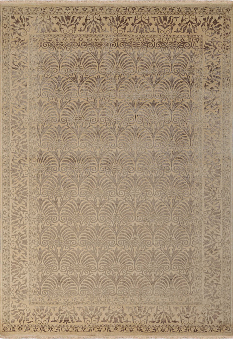 Индийский ковер из шерсти и арт-шёлка «KING OF AGRA» NO29-CRE-CRE64