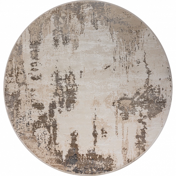 Турецкий ковер из эвкалиптового шёлка и акрила «CHERUTTI» 1935-BGE(Round) 1