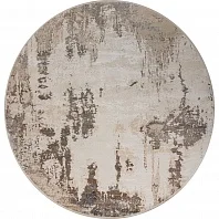 Турецкий ковер из эвкалиптового шёлка и акрила «CHERUTTI» 1935-BGE(Round) 1